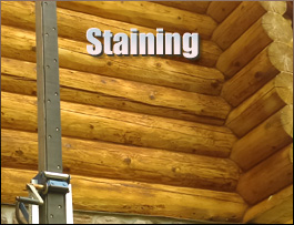  Prince George County, Virginia Log Home Staining